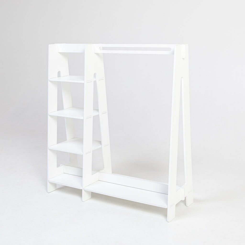 Clothing Rack with Shelves for Toddlers