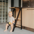 Foldable Kitchen Tower With Removable Rail