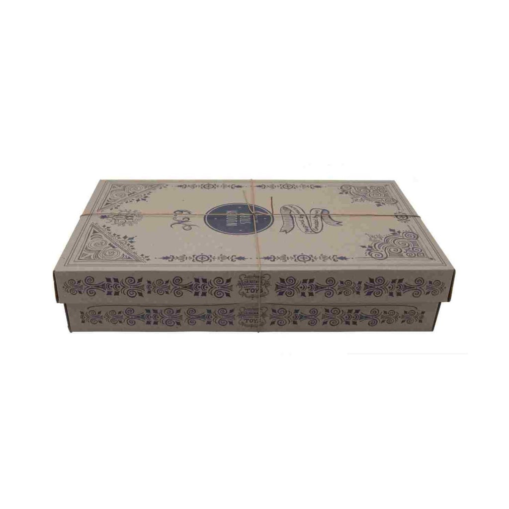 Wooden Blocks in a Box – Colorful, 63 pieces